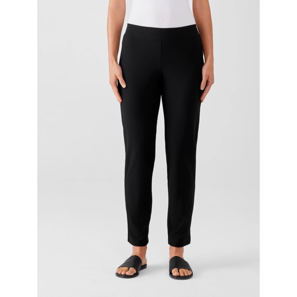 Eileen Fisher Pants - EILEEN FISHER Washable Stretch Crepe
Slim Fit Ankle Length Pant